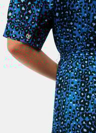 Painted Leopard Midi Dress